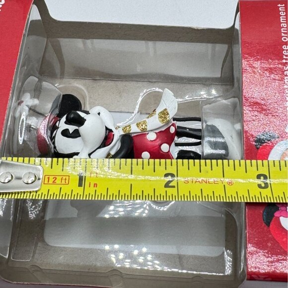 Hallmark Disney Minnie Mouse Christmas Ornament Polka Dot Dress Scarf Hat 2017 - Picture 8 of 9